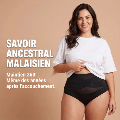 Culotte post-partum – portée, coloris noir
