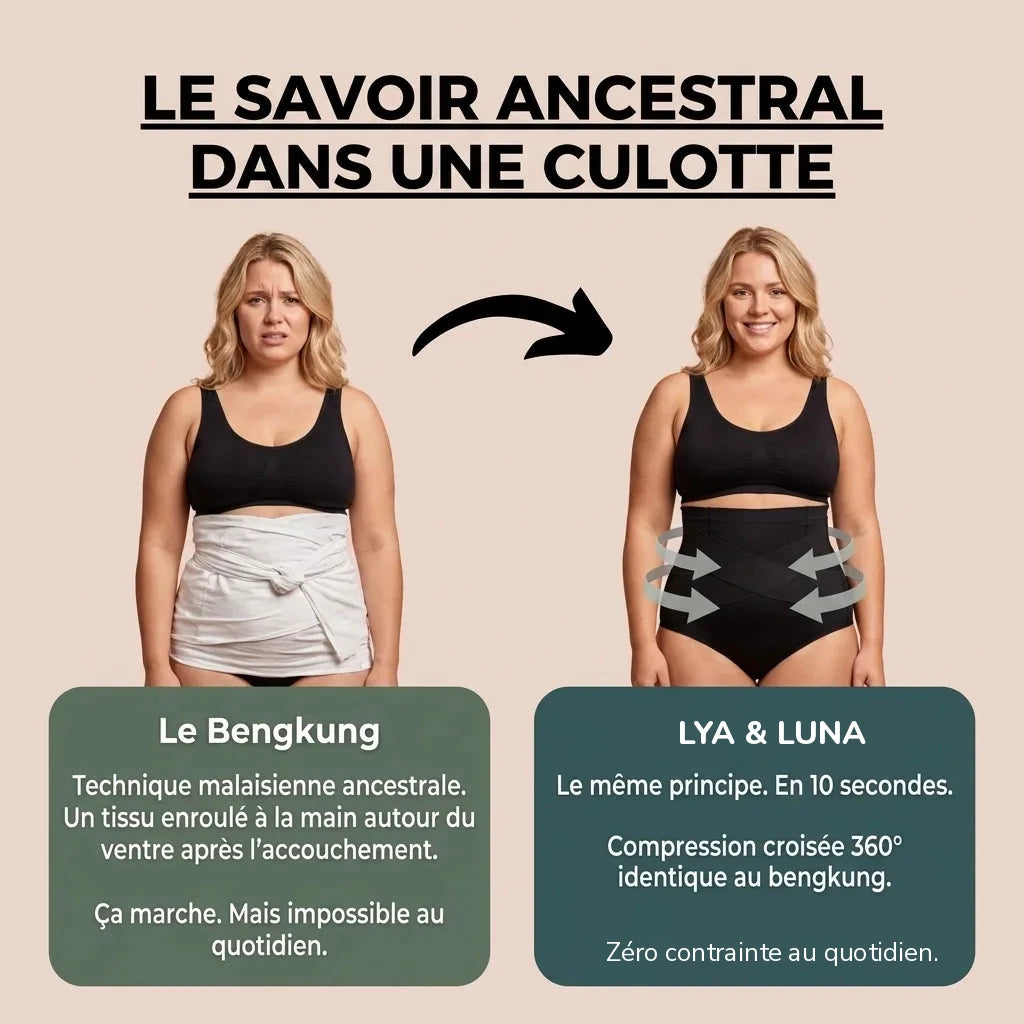 Culotte post-partum – inspirée du bengkung malaisien